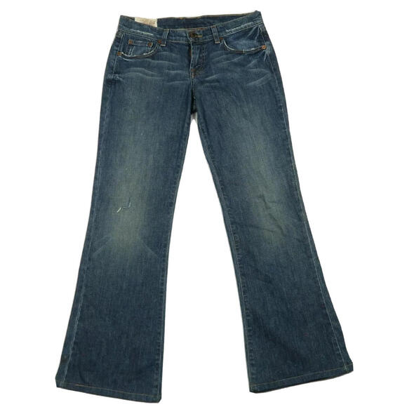 Lucky Brand Womens Stretch Denim Carly Boot Cut Jeans Size 8 Vintage Y2K - Picture 1 of 10